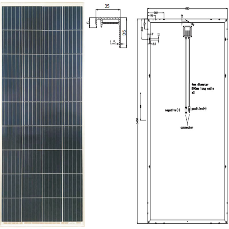 HIGH PERFORMANCE MONOCRYSTALLINE MODULE SYP150P -170P/ 5BB  36C ELL POLYCRYSTALLINE MODULE